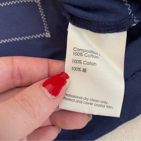 Phillip Lim 3.1 Boxy Cropped Striped Embellished Abstract Cotton T Shirt ✨ - Picture 4 of 10